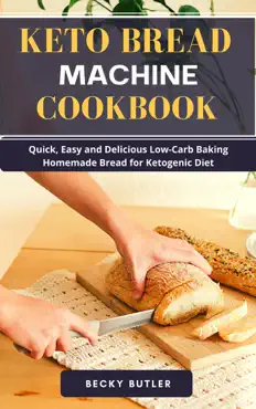 keto bread machine cookbook book cover image
