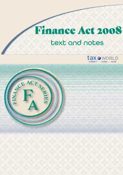 finance act 2008 book cover image
