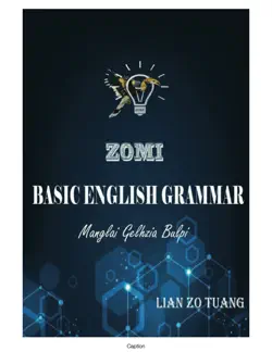 zomi basic english grammar book cover image