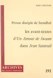 Proust disciple de Stendhal synopsis, comments