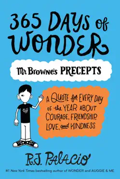 365 days of wonder: mr. browne's precepts book cover image