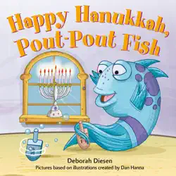 happy hanukkah, pout-pout fish book cover image
