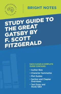 study guide to the great gatsby by f. scott fitzgerald book cover image