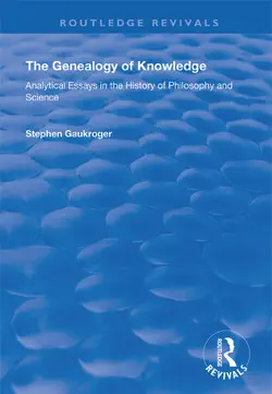 the genealogy of knowledge book cover image