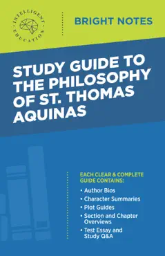 study guide to the philosophy of st. thomas aquinas book cover image