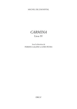 carmina book cover image