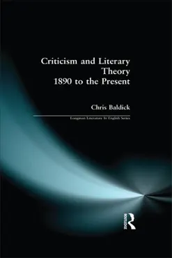 criticism and literary theory 1890 to the present book cover image