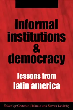 informal institutions and democracy book cover image
