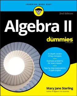 algebra ii for dummies book cover image