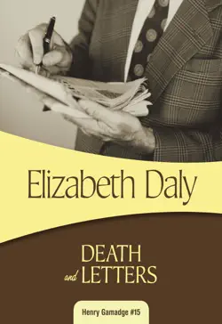 death and letters book cover image