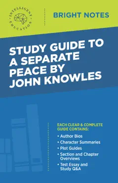 study guide to a separate peace by john knowles book cover image