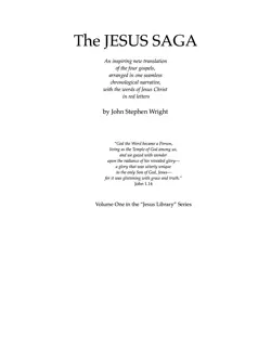 the jesus saga, red letter edition.pages book cover image