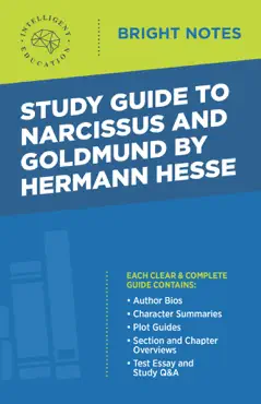 study guide to narcissus and goldmund by hermann hesse book cover image