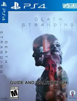death stranding guide and walkthrough book cover image