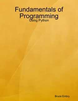 fundamentals of programming: using python book cover image
