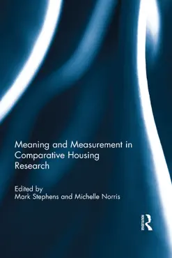 meaning and measurement in comparative housing research book cover image