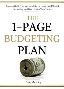 the 1-page budgeting plan book cover image