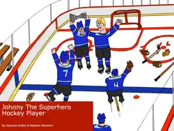 johnny the superhero hockey player book cover image