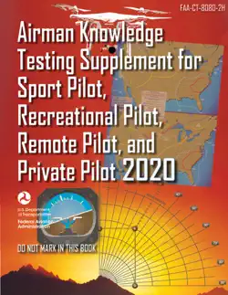 faa-ct-8080-2h airman knowledge testing supplement for sport pilot, recreational pilot, remote pilot, and private pilot book cover image