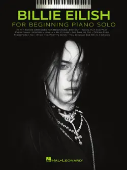 billie eilish for beginning piano solo book cover image