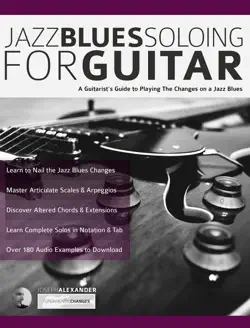 jazz blues soloing for guitar book cover image