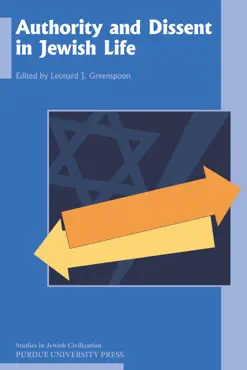 authority and dissent in jewish life book cover image