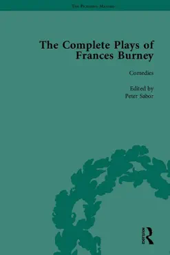 the complete plays of frances burney book cover image