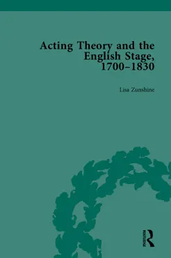 acting theory and the english stage, 1700-1830 volume 1 book cover image
