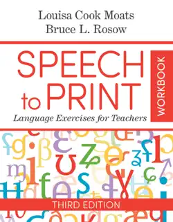 speech to print workbook book cover image
