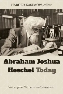 abraham joshua heschel today book cover image