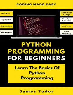 python programming for beginners book cover image