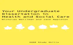 your undergraduate dissertation in health and social care book cover image