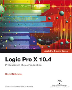 logic pro x 10.4 - apple pro training series book cover image