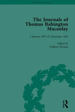 the journals of thomas babington macaulay vol 5 book cover image