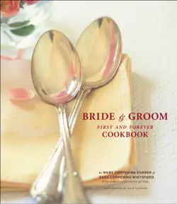bride & groom first and forever cookbook book cover image