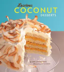 luscious coconut desserts book cover image