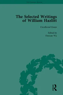the selected writings of william hazlitt vol 9 book cover image