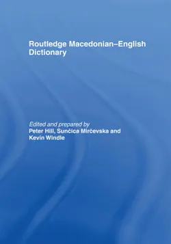 the routledge macedonian-english dictionary imagen de la portada del libro