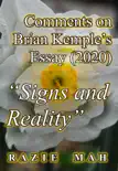 Comments on Brian Kemple’s Essay (2020) "Signs and Reality" sinopsis y comentarios