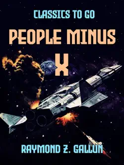 people minus x book cover image