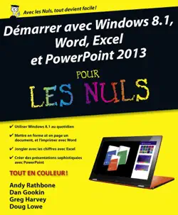 démarrer avec windows 8.1, word, excel et powerpoint 2013 pour les nuls book cover image