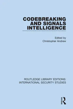 codebreaking and signals intelligence book cover image