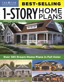 best-selling 1-story home plans, updated 4th edition book cover image