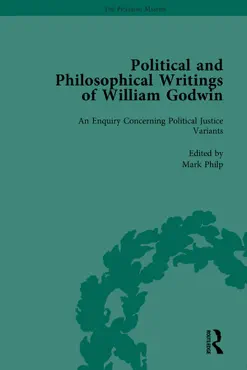 the political and philosophical writings of william godwin vol 4 book cover image