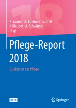 pflege-report 2018 book cover image
