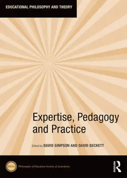 expertise, pedagogy and practice book cover image
