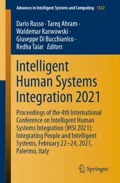 intelligent human systems integration 2021 book cover image