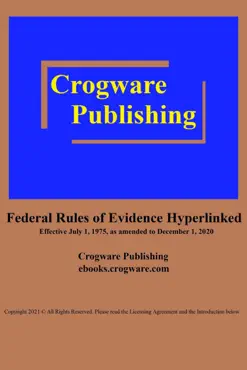 federal rules of evidence book cover image
