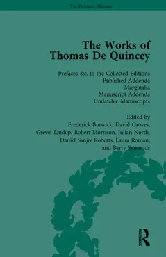 the works of thomas de quincey, part iii vol 20 book cover image