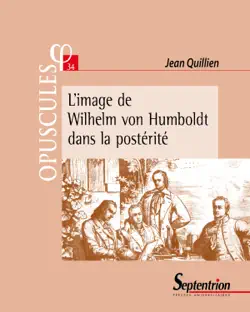 l’image de wilhelm von humboldt dans la postérité imagen de la portada del libro